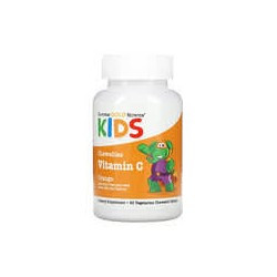 California Gold Nutrition, VitaminaC masticable para niños, Naranja, 90comprimidos vegetales