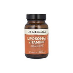 Dr. Mercola, VitaminaC liposomal, 1000mg, 60cápsulas (500mg por cápsula)