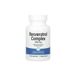 Lake Avenue Nutrition, Complejo de resveratrol, 500mg, 60cápsulas