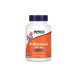NOW Foods, D-Manosa, 500 mg, 120 cápsulas vegetarianas