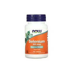 NOW Foods, Selenio, 100 mcg, 100 comprimidos