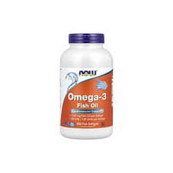 NOW Foods, Omega-3, 1000mg, 200cápsulas blandas de gelatina de pescado (1000mg por cápsula blanda)