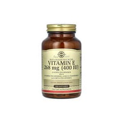 Solgar, VitaminaE de fuentes naturales, 268mg (400UI), 100cápsulas blandas