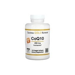 California Gold Nutrition, CoQ10, 200mg, 120cápsulas blandas vegetales