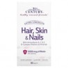 21st Century, Suplemento para el cabello, la piel y las uñas, Concentración extra, 90comprimidos