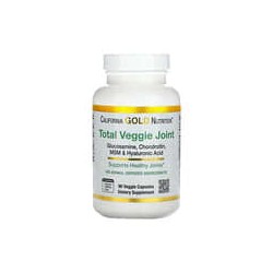 California Gold Nutrition, Fórmula vegetal para el refuerzo de las articulaciones, con glucosamina, condroitina, MSM y ácido hia