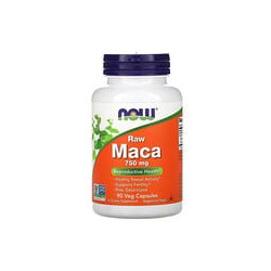 NOW Foods, Maca, Cruda, 750mg, 90cápsulas vegetales