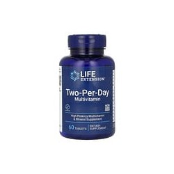 Life Extension, Suplemento multivitamínico de dos comprimidos por día, 60comprimidos