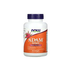 NOW Foods, ADAM, Suplemento multivitamínico superior para hombres, 90cápsulas blandas