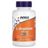 NOW Foods, L-arginina, 500mg, 100cápsulas vegetales