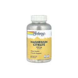 Solaray, Citrato de magnesio, 400mg, 180cápsulas vegetales (133mg por cápsula)