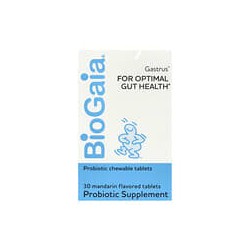 BioGaia, Gastrus para una salud intestinal óptima, Mandarina, 30comprimidos