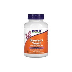 NOW Foods, Levadura de cerveza, 200 comprimidos