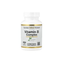 California Gold Nutrition, Complejo de vitaminasB, 60cápsulas vegetales