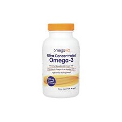 OmegaVia, Omega-3 ultraconcentrado, 1135mg, 60cápsulas blandas
