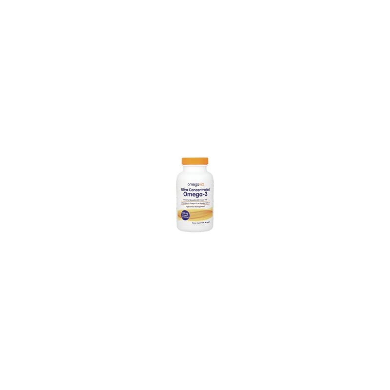 OmegaVia, Omega-3 ultraconcentrado, 1135mg, 60cápsulas blandas
