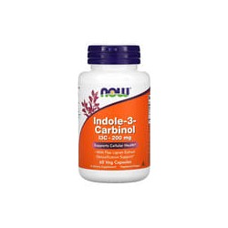 NOW Foods, Indol-3-carbinol, 200mg, 60cápsulas vegetales