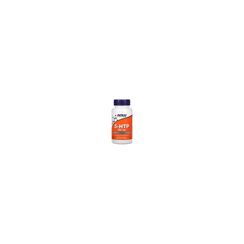 NOW Foods, 5-HTP, 100mg, 60cápsulas vegetales
