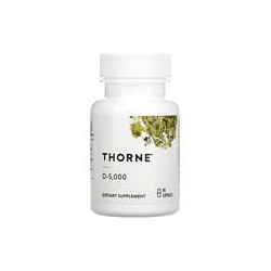 Thorne, VitaminaD5000, 125mcg (5000UI), 60cápsulas