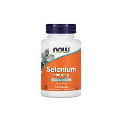 NOW Foods, Selenio, 100mcg, 250comprimidos