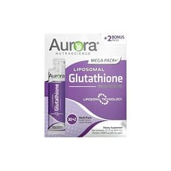 Aurora Nutrascience, Mega-Pack+, Glutatión liposomal, 750mg, 32sobres, 20ml (0,68oz.líq.) cada uno