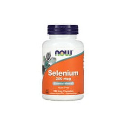 NOW Foods, Selenio, 200mcg, 180cápsulas vegetales