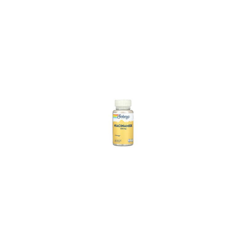 Solaray, Niacinamide, 500 mg, 100 cápsulas vegetales
