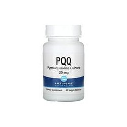 Lake Avenue Nutrition, PQQ, 20mg, 60 cápsulas vegetales