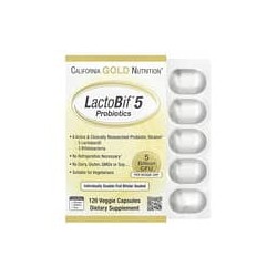 California Gold Nutrition, LactoBif®, 5000 millones de UFC, 120 cápsulas vegetales