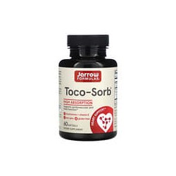 Jarrow Formulas, Toco-Sorb, Refuerzo para la función cardiovascular y cerebral, 60cápsulas blandas