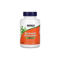 NOW Foods, Curcumina de cúrcuma, 120cápsulas vegetales