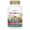 NaturesPlus, SourceofLife, AnimalParadeGold, Suplemento multivitamínico y mineral masticable para niños, Sabores naturales surti