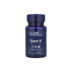 Life Extension, Supervitamina de vitamina K, 2600 mcg, 90 cápsulas blandas