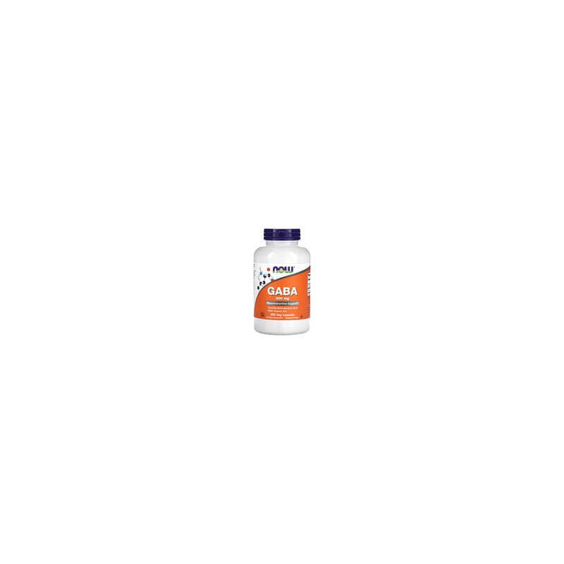 NOW Foods, GABA con vitaminaB6, 500mg, 200cápsulas vegetales