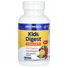 Enzymedica, KidsDigest, Suplemento digestivo para niños, Ponche de frutas, 90comprimidos
