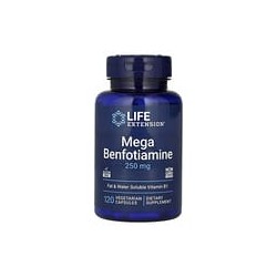 Life Extension, Megabenfotiamina, 250mg, 120cápsulas vegetales