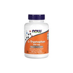NOW Foods, L-triptófano, 500mg, 120cápsulas vegetales