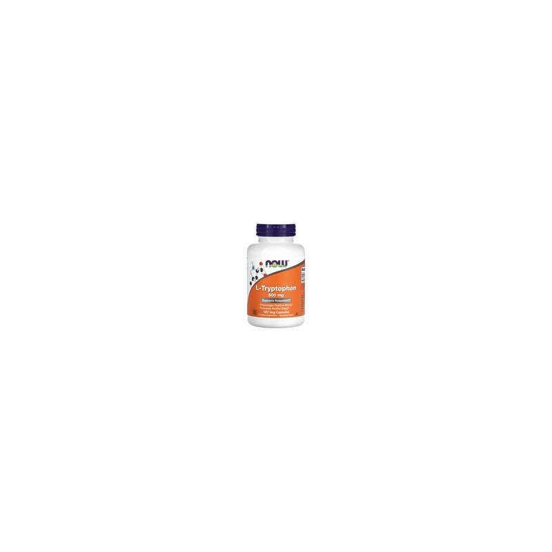 NOW Foods, L-triptófano, 500mg, 120cápsulas vegetales