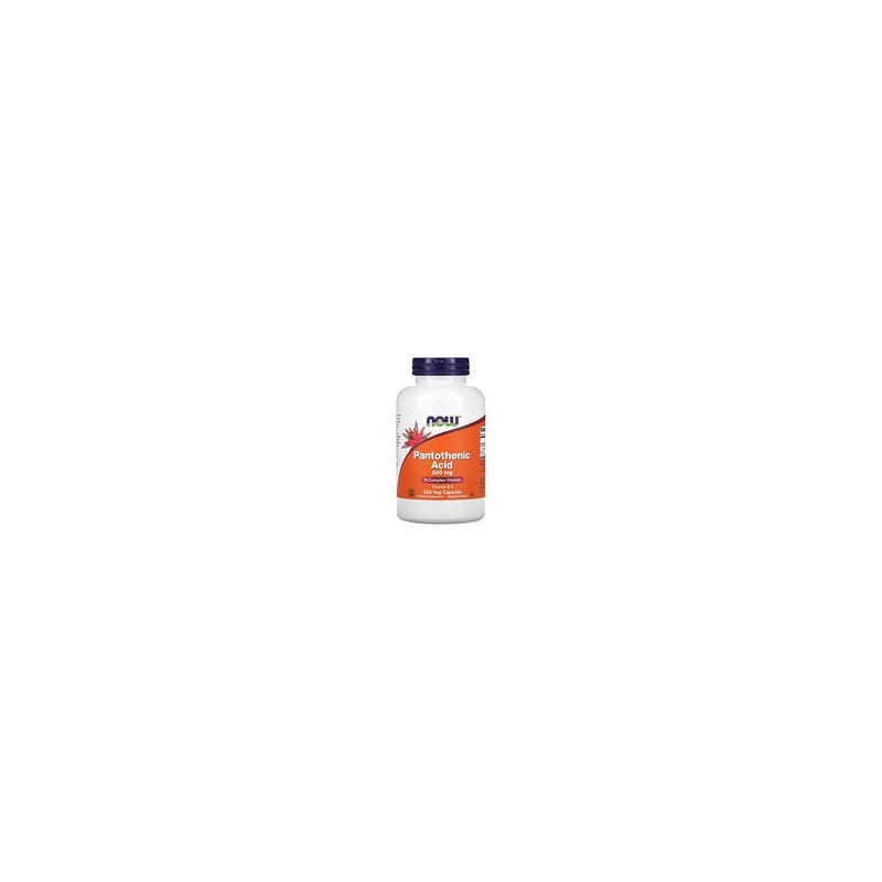 NOW Foods, Ácido pantoténico, 500mg, 250cápsulas vegetales