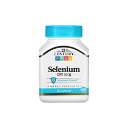 21st Century, Selenio, 200 mcg, 60 cápsulas