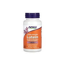 NOW Foods, Luteína, concentración doble, 90 cápsulas vegetales