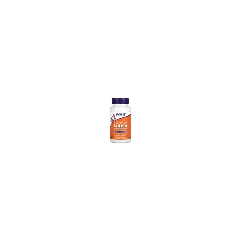 NOW Foods, Luteína, concentración doble, 90 cápsulas vegetales