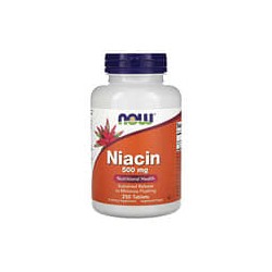 NOW Foods, Niacina, 500mg, 250 comprimidos