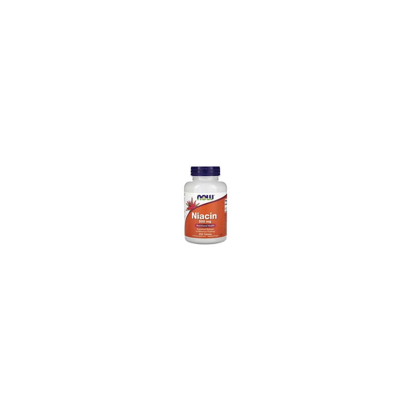 NOW Foods, Niacina, 500mg, 250 comprimidos