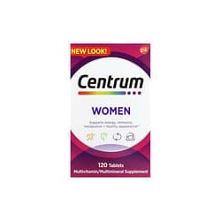 Centrum, Suplemento multivitamínico para mujeres`` 120 comprimidos