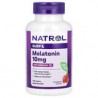 Natrol, Melatonina, Disolución rápida, Concentración máxima, Fresa, 10mg, 100comprimidos