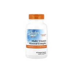 Doctor's Best, Multivitamínico con Vitashine D3 y Quatrefolic, 90 cápsulas vegetales