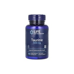 Life Extension, Taurina, 1000 mg, 90 cápsulas vegetales