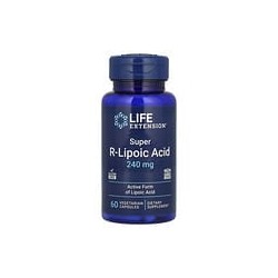 Life Extension, Superácido R-lipoico, 240mg, 60cápsulas vegetales