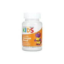 California Gold Nutrition, Mezcla para favorecer el sistema inmunitario en comprimidos masticables para niños, Sabor natural a b
